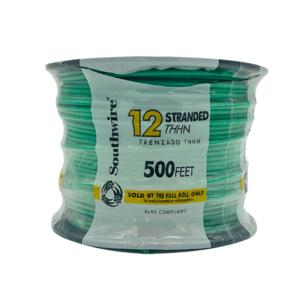 12AWG Stranded THHN 500FT (Green)