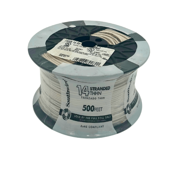 14AWG Stranded THHN 500FT (White)