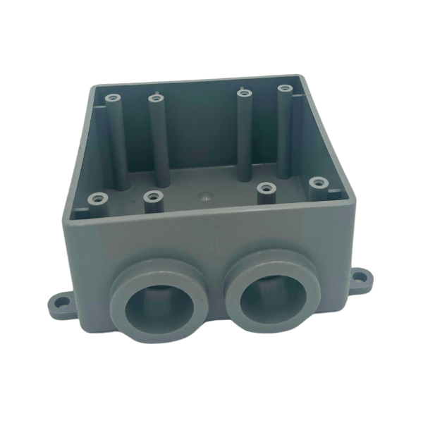 2-Gang Weatherproof 2-Hole PVC FSS Box 3/4"