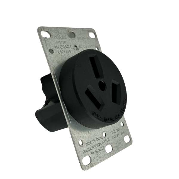 50A 125/250V NEMA 10-50R 3-Pole 3-Wired Outlet