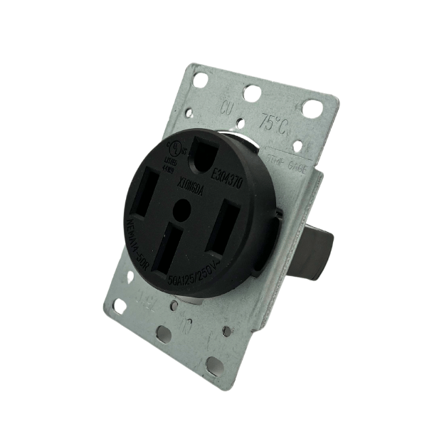 50A 125/250V NEMA 14-50R 3-Pole 4-Wire Outlet