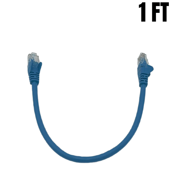 CAT6 Patch Cord (Ethernet Cable) Blue 1FT