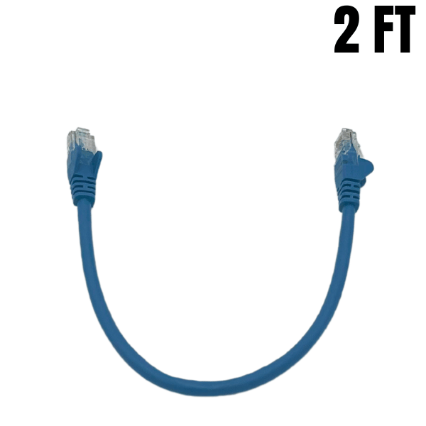 CAT6 Patch Cord (Ethernet Cable) Blue 2FT