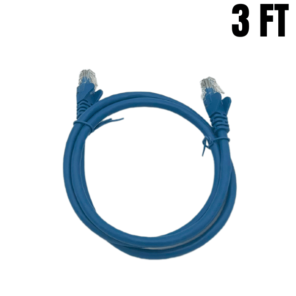 CAT6 Patch Cord (Ethernet Cable) Blue 3FT