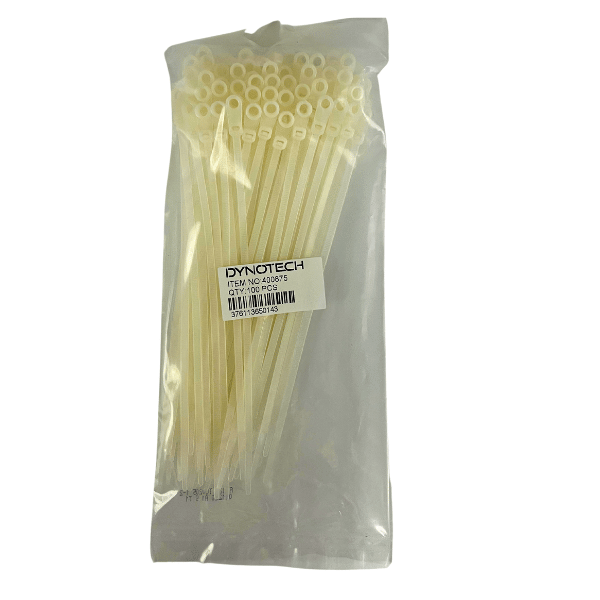 Cable Ties 4.8" x 8" Loop End White