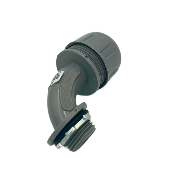 PVC Liquid Tight Connectors 1/2" 90-Degrees