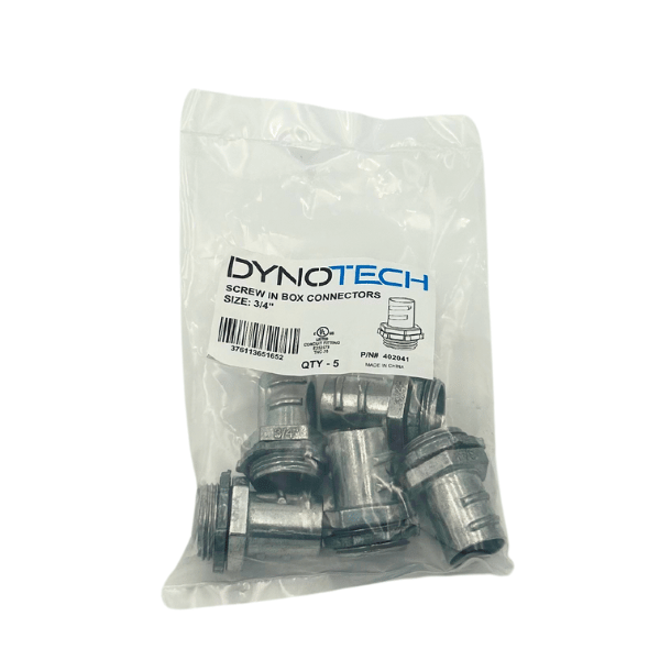 Screw-In Box Connectors 3/4" (5-Pack)