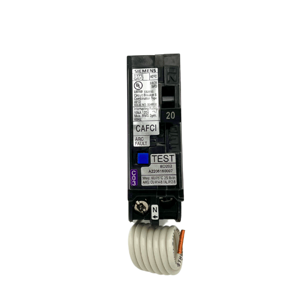 Siemens Arc-Fault Circuit Breaker 20AMP 1-Pole