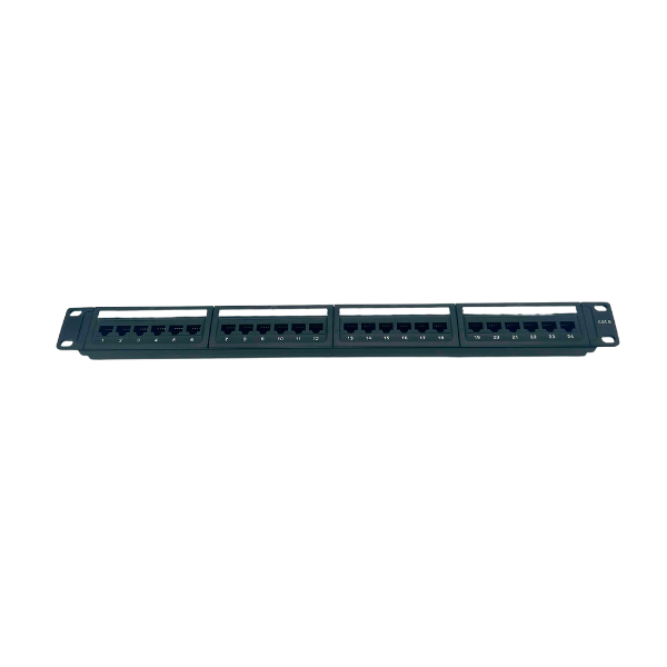 24-Port Patch Panel CAT6 UTP