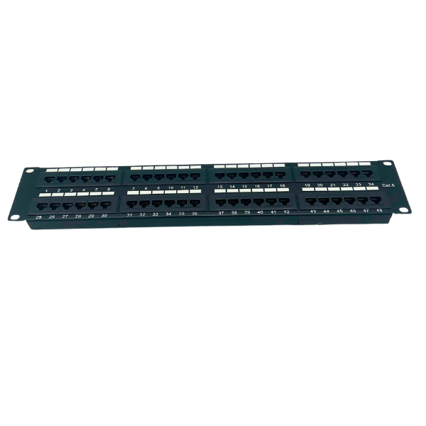 48-Port Patch Panel CAT6 UTP