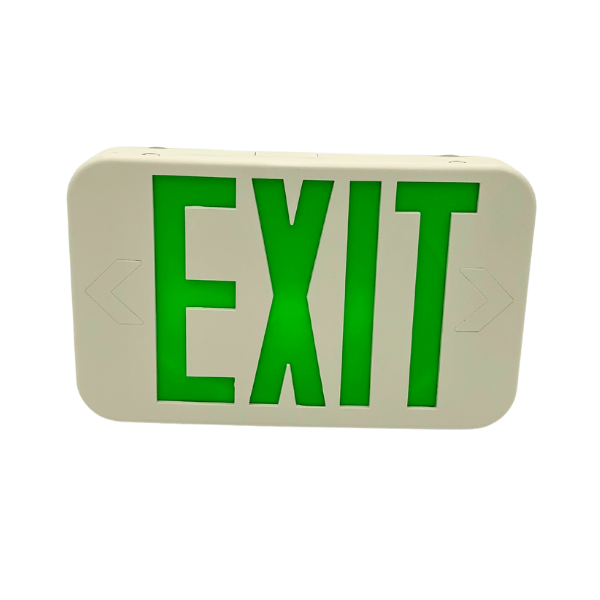 Green Emergency Exit Sign