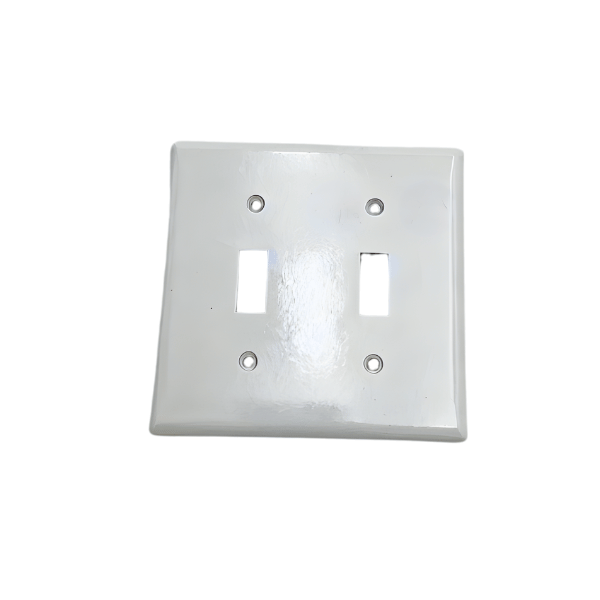 2-Gang Toggle Wall Plate