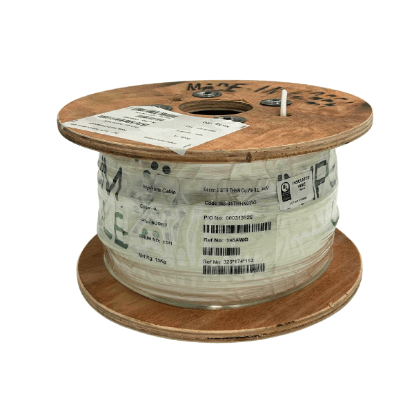 6awg Stranded Thhn white spool